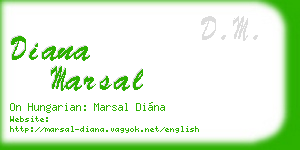 diana marsal business card